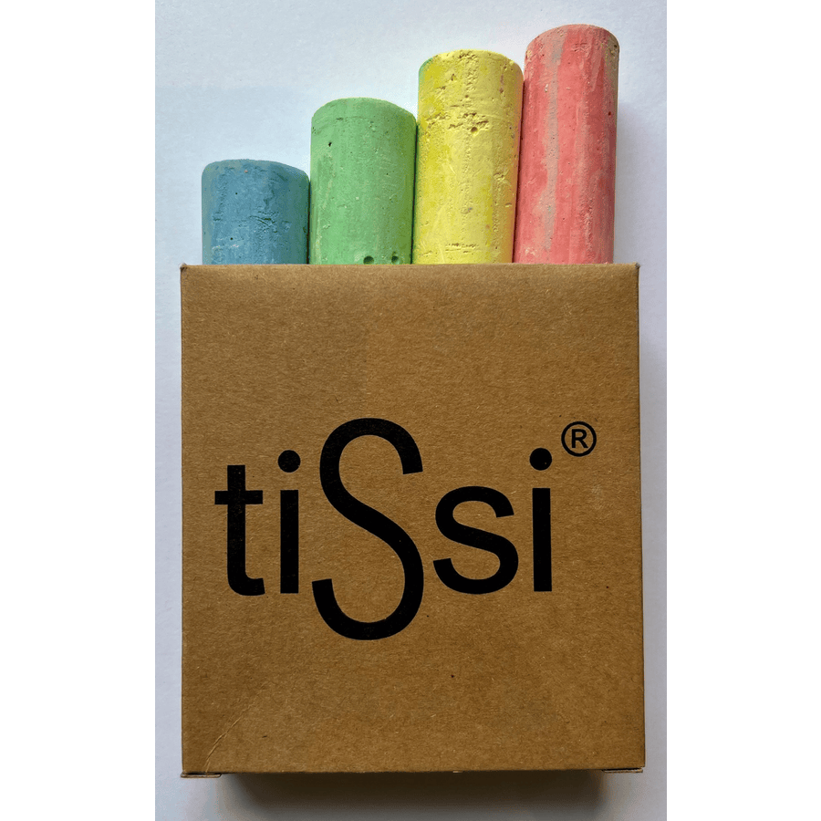 tiSsi ® Kleurkrijt 4 stuks gekleurd