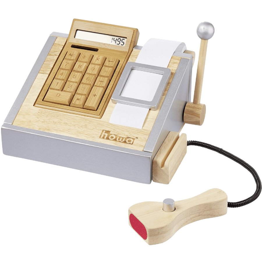 howa Caja registradora de juguete con calculadora