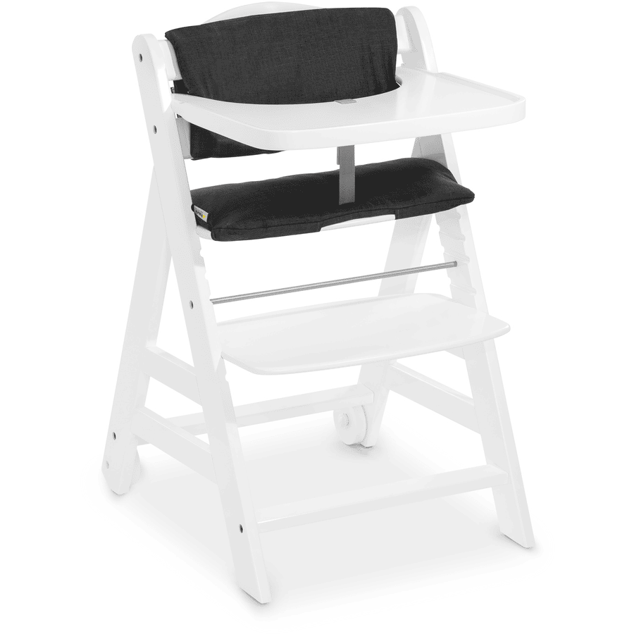 hauck Chaise haute enfant évolutive Beta Plus bois blanc