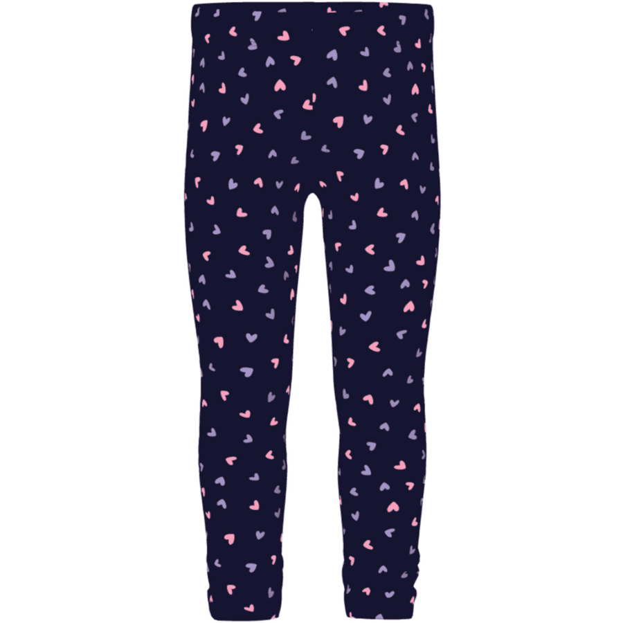 name it Fleece Legging Donker Saffier Heart 