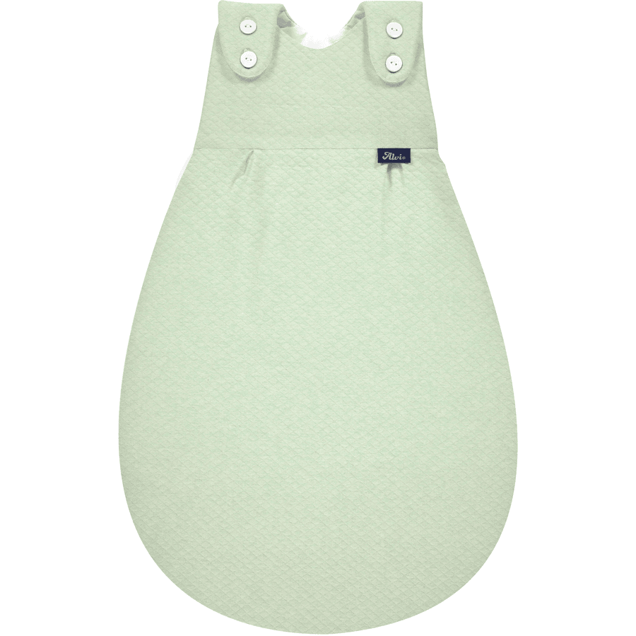 Alvi® Gigoteuse extérieure Baby-Mäxchen® Special Fabric courtepointe turquoise TOG 3.0
