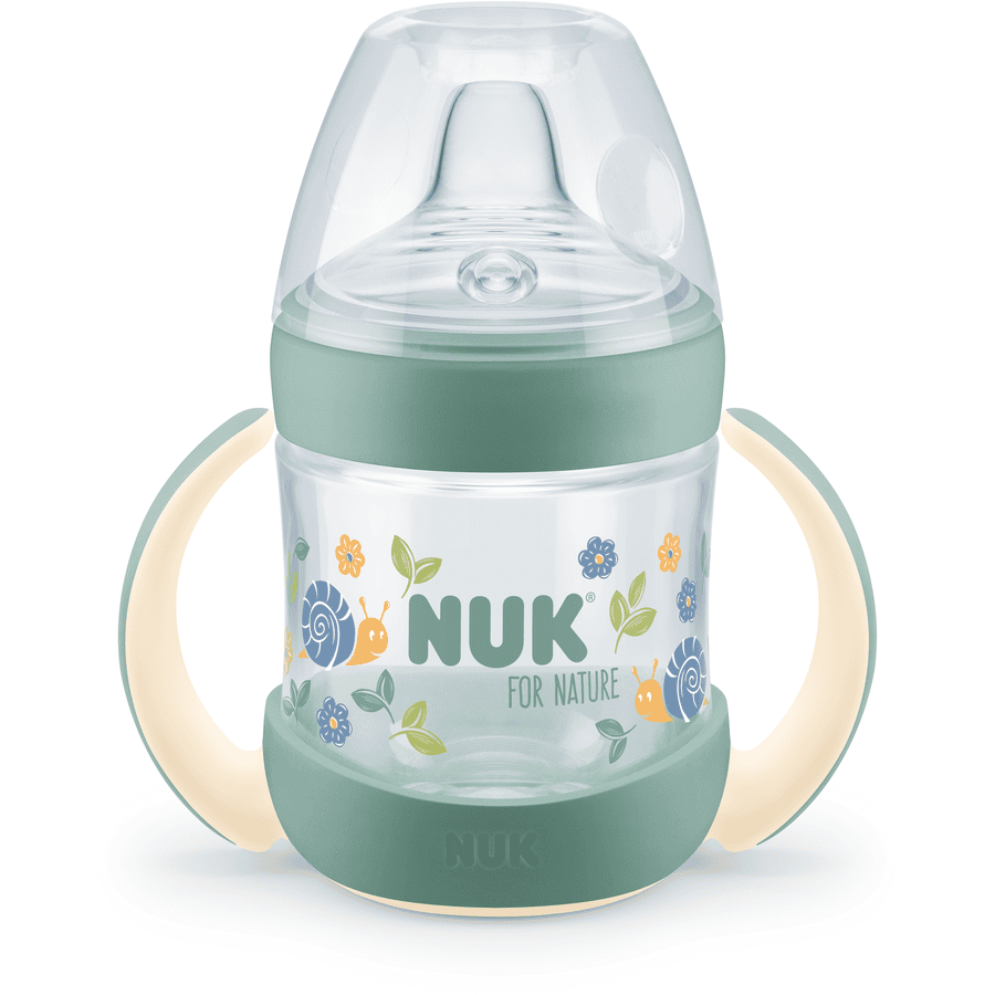 NUK Trinklernflasche NUK for Nature, 150ml, grün