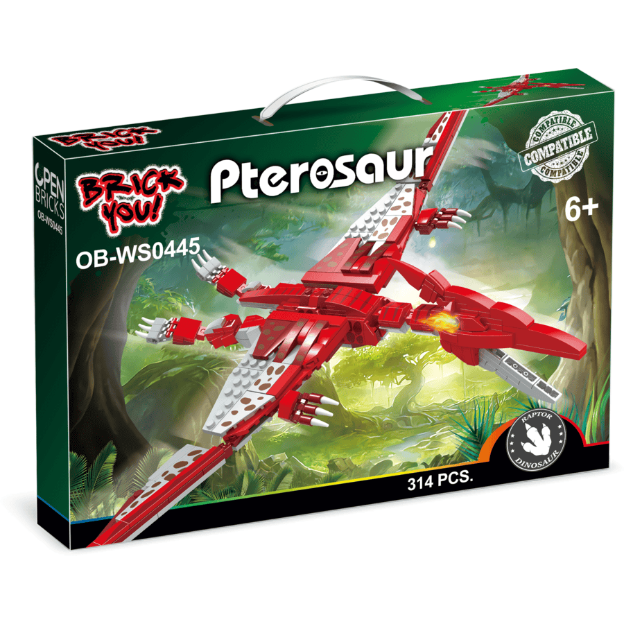 Open Bricks Pterosaurus