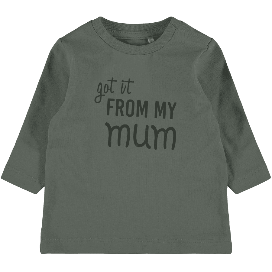 name it Camisa de manga larga Nbmstaffan Agave Green 