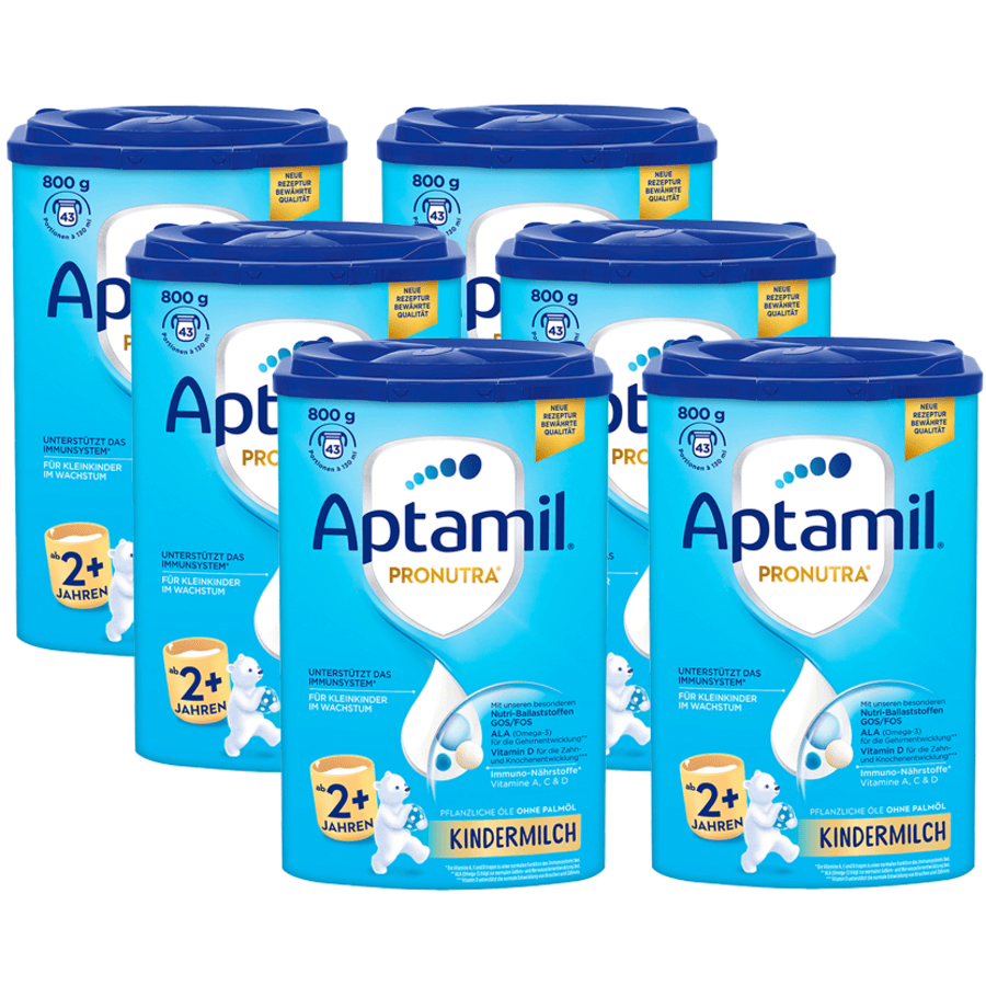 Aptamil Kindermilch 2+ Pronutra 6x 800g ab dem 2. Jahr