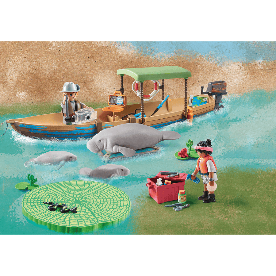 Playmobil Gita in barca ai lamantini YN6726