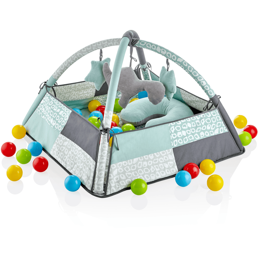 babyGO Tapis d'éveil piscine à balles vert