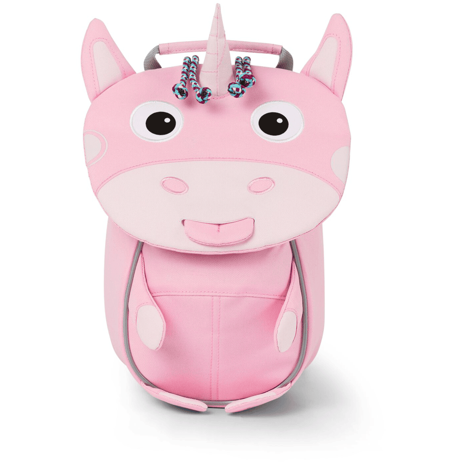 Affenzahn Little friends - børns rygsæk: enhjørning, lyserød