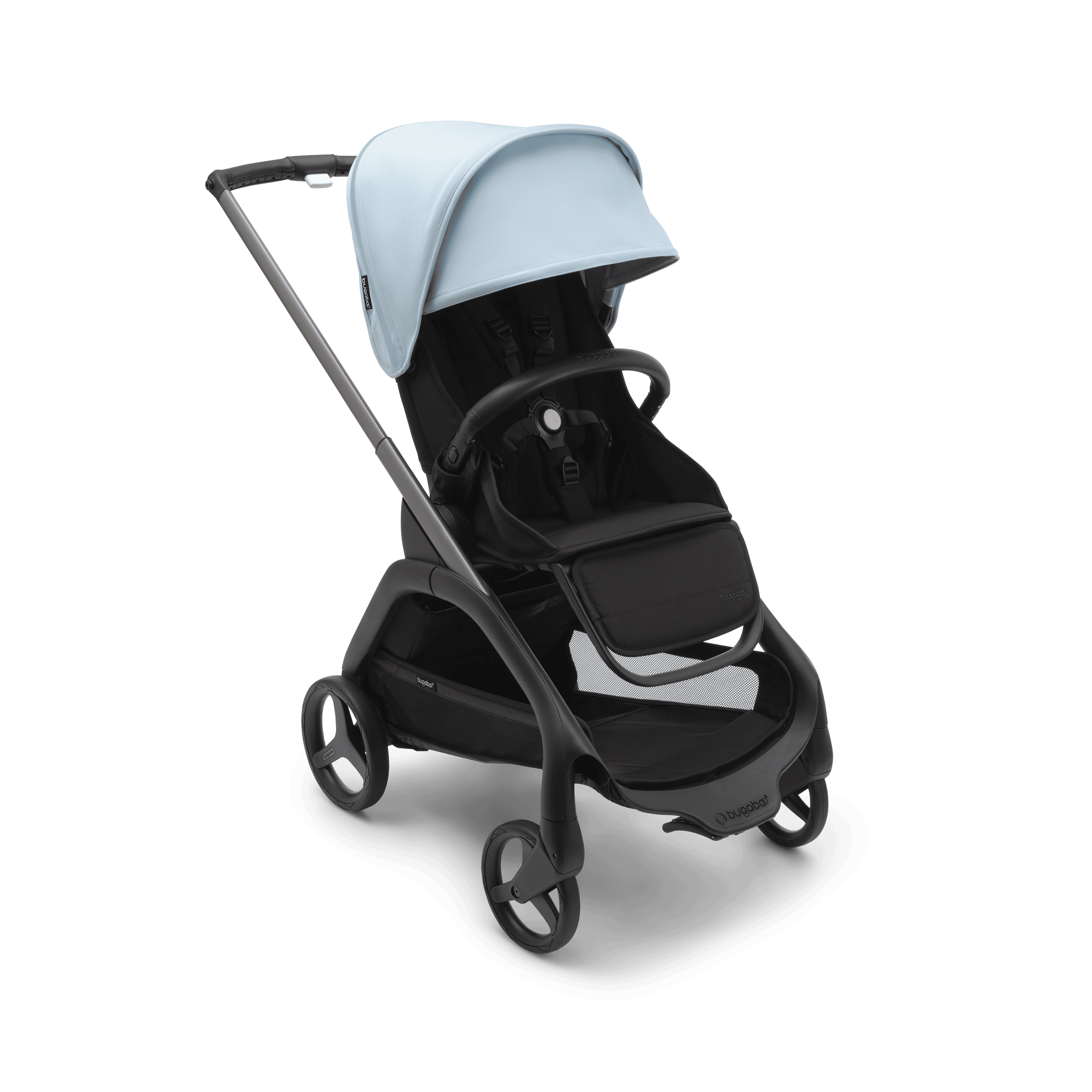 bugaboo Barnvagn Dragonfly Complete Grafit Mid night  Black Skyline blå 