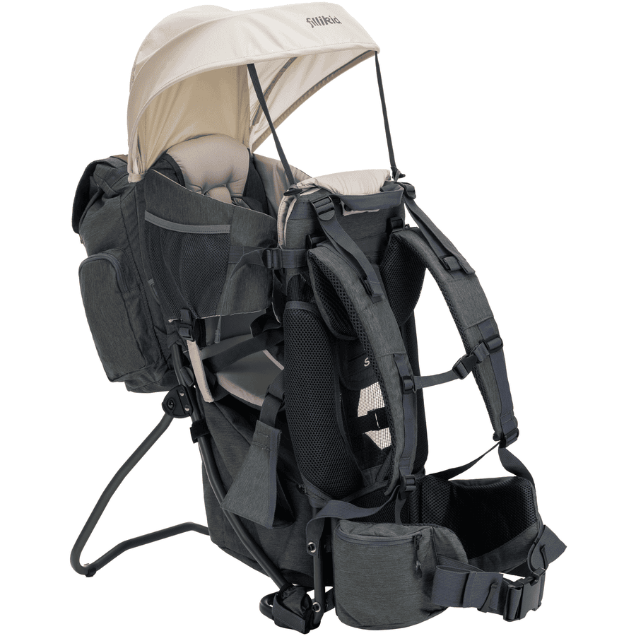 fillikid Porte-bébé dorsal Adventure mélange gris