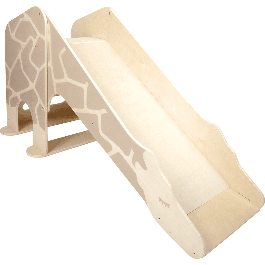 small foot® Toboggan enfant d'intérieur girafe Wildlife bois