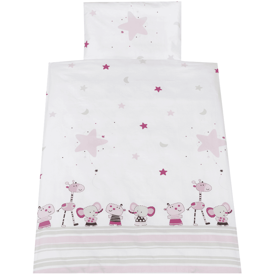 SCHARDT Beddengoed 2-delig Banjo Pink