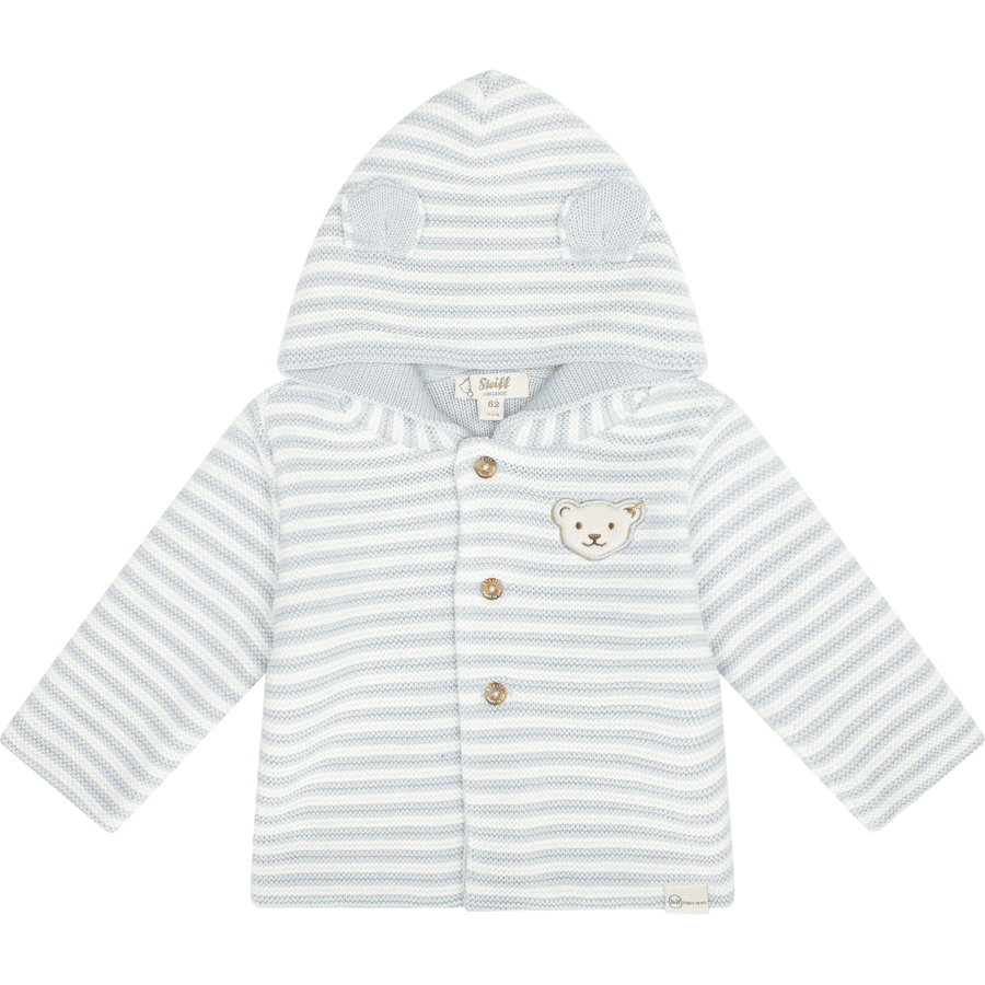 Steiff Stripes Cardigan Celestial Blue