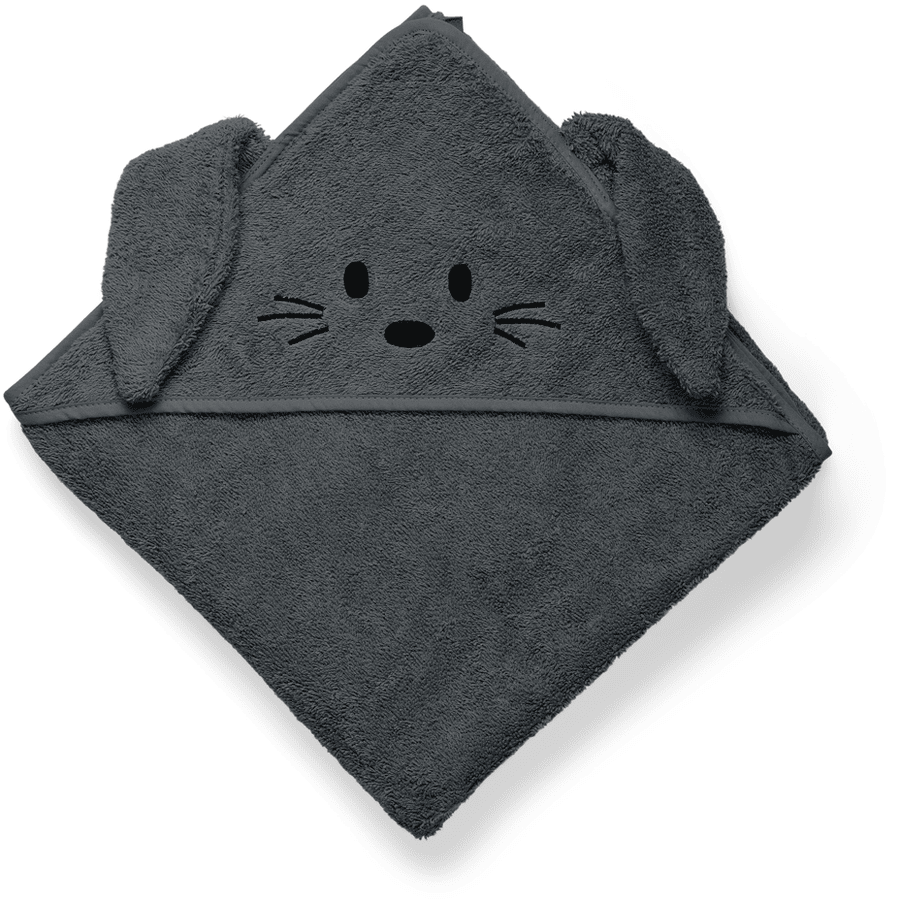 nuuroo Aki Ręcznik z kapturem 100 x 100 cm asfaltowy