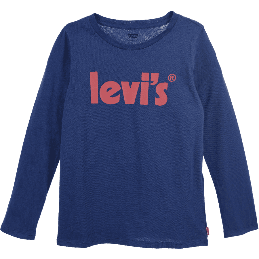 Camisa de manga larga Levi's® azul niña