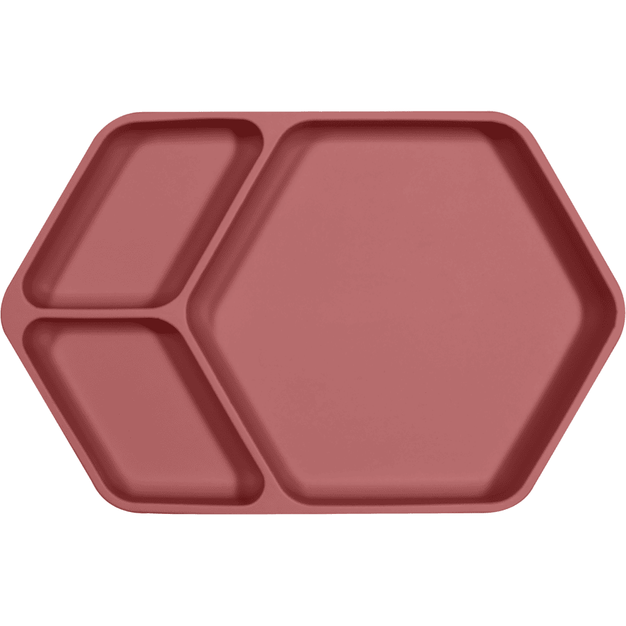 KINDSGUT Placa de silicona, angular en rosa antiguo