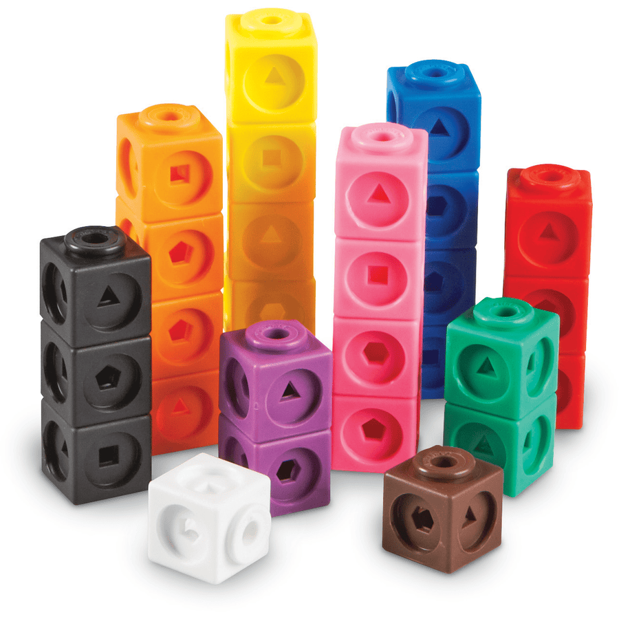 Learning Resources Cubi Mathlink®, set di 100 pezzi