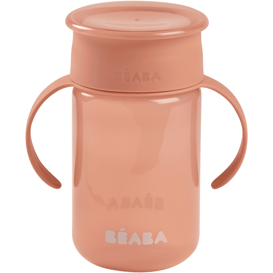 BEABA  ® Taza de aprendizaje 360° rosa 340ml