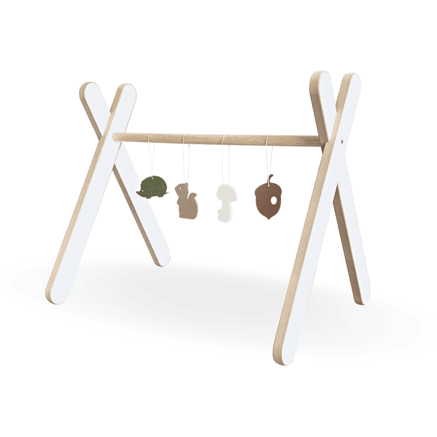 mumy™Baby Gym easyARC biały / naturalny