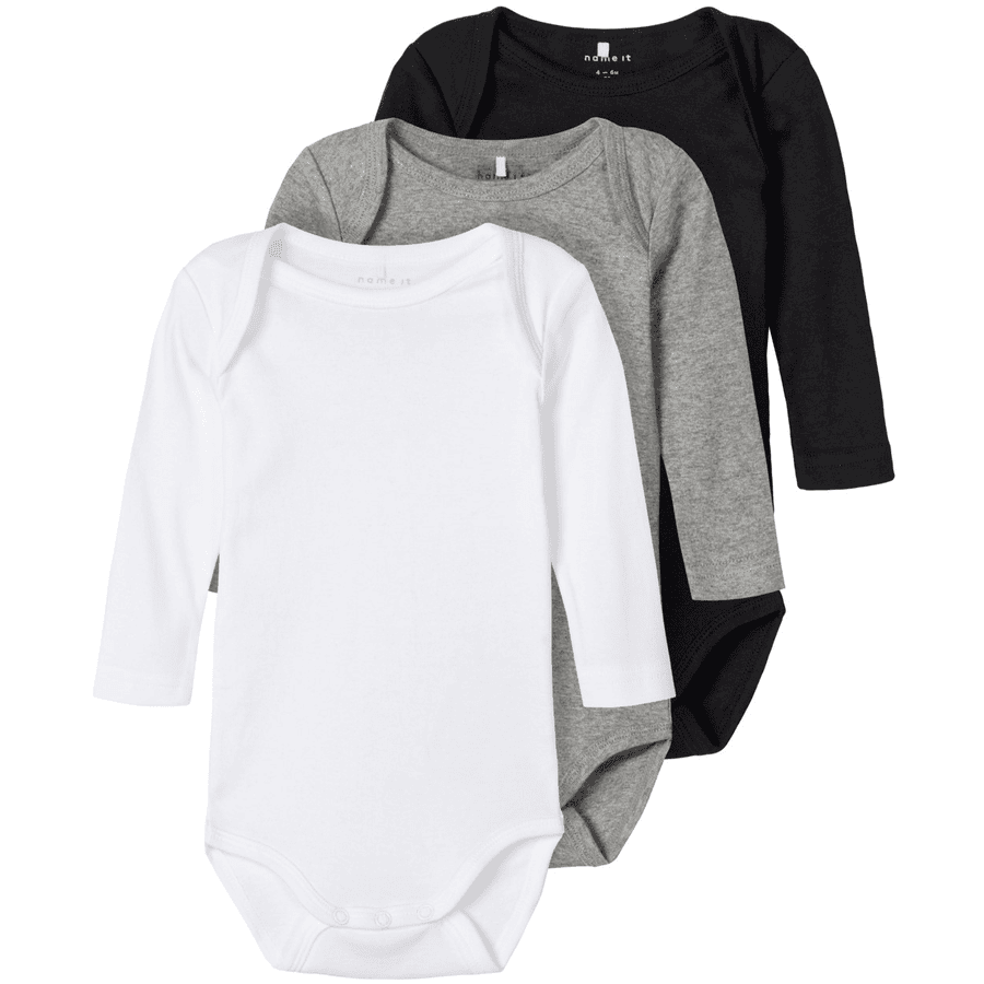 name it Body 3er Pack Black