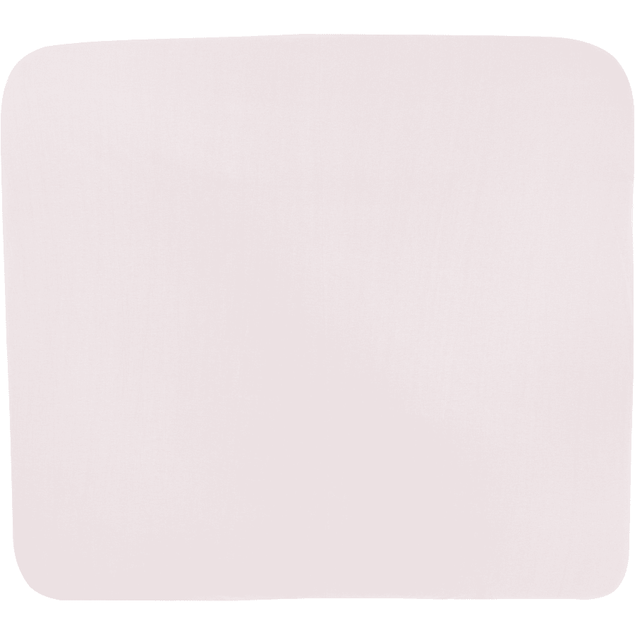 Meyco Betræk til pusleunderlag Basic Jersey lyserød 75x85 cm