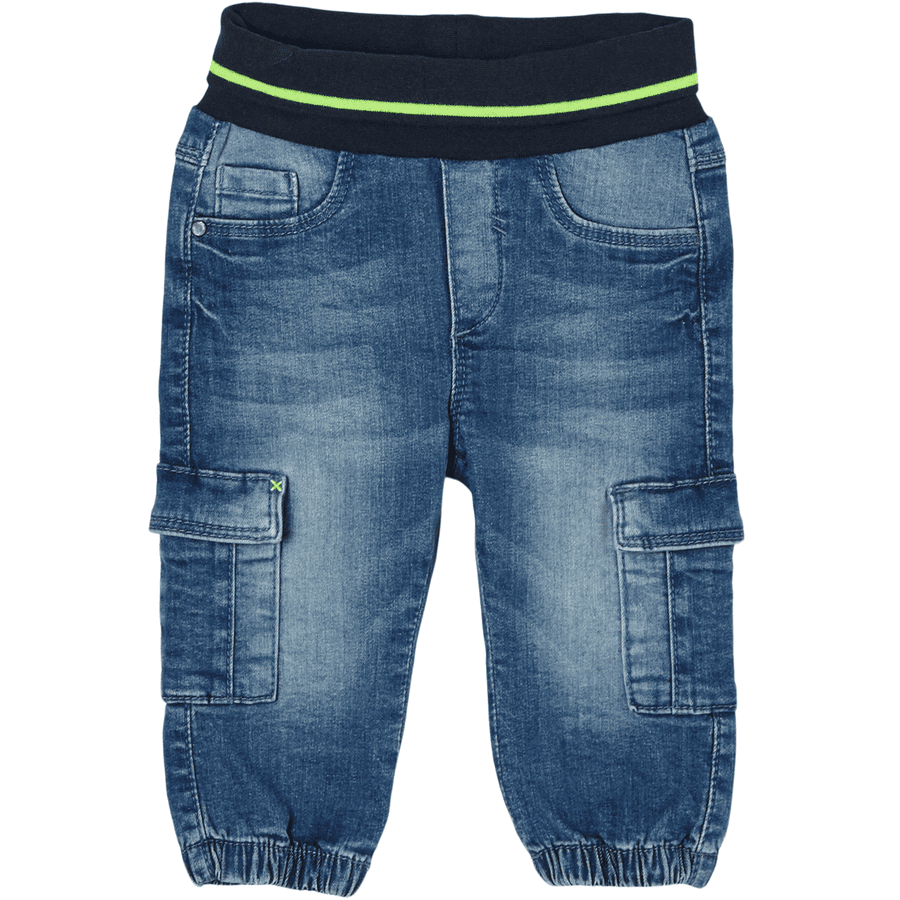 s. Olive r Pantalon en jean avec ceinture à revers