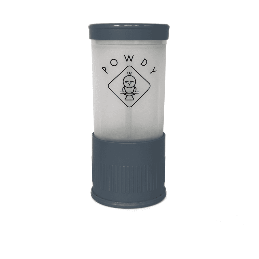 POWDY Boîte doseuse de lait en poudre PP, inserts interchangeables bleu