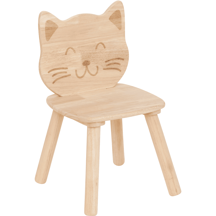 atmosphera Chaise enfant chat Pia hévéa