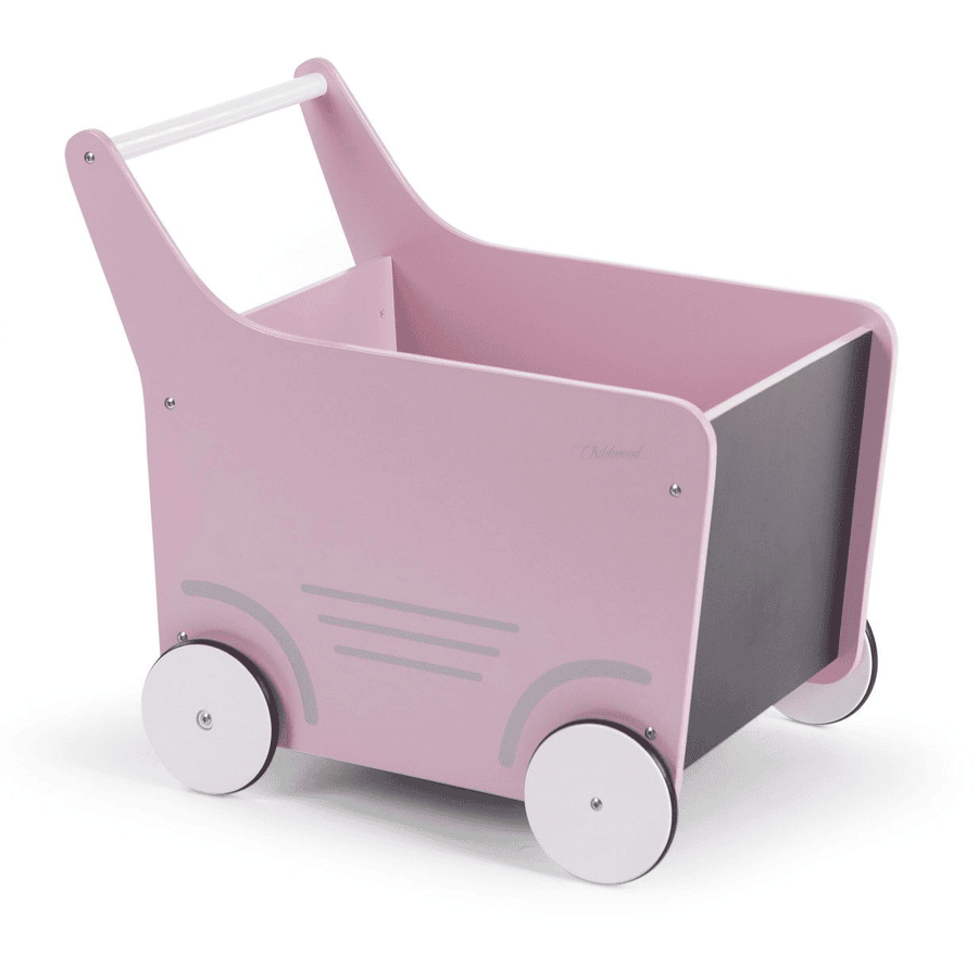 CHILDHOME Houten Wagen Roze