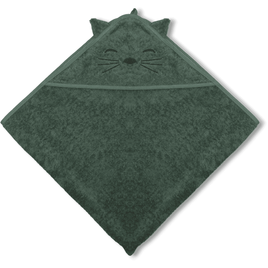 nuuroo Asciugamano con cappuccio Aki Tea Leaf 70 x 70 cm