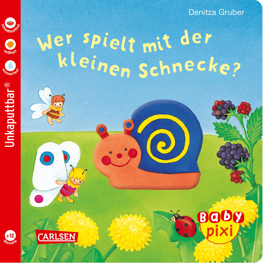 CARLSEN Baby Pixi 50: Wer spielt mit der kleinen Schnecke?