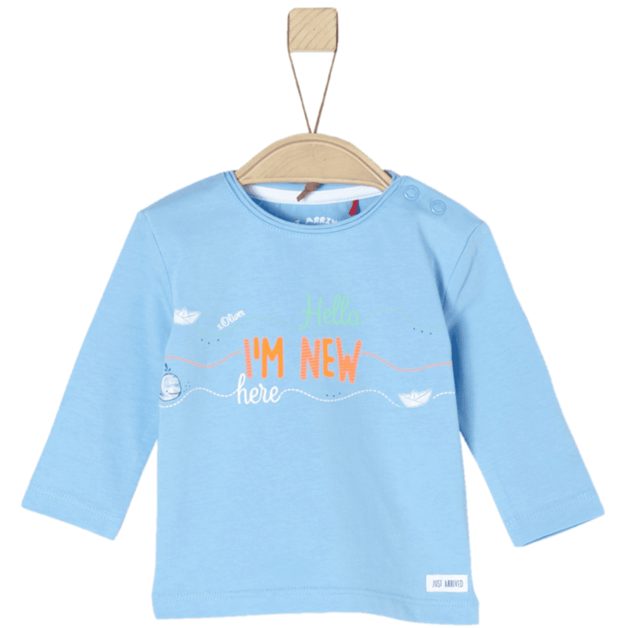 s.Oliver Langarmshirt light blue