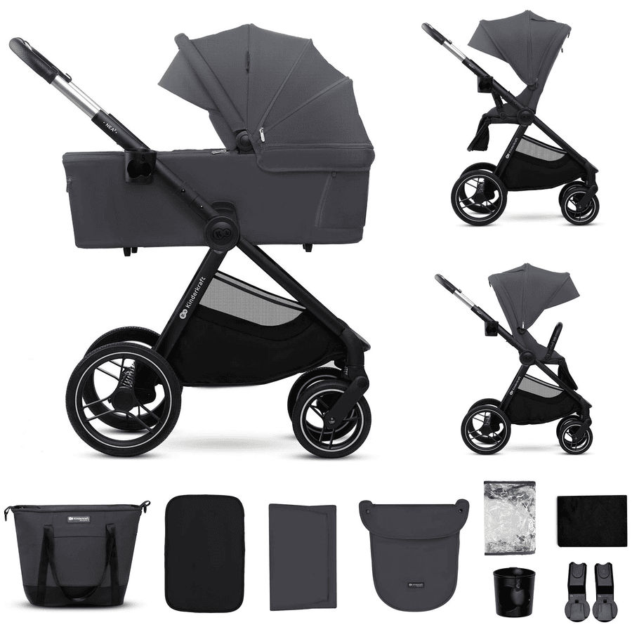 Kinderkraft Cochecito 2en1 NEA 2 Deep Grey