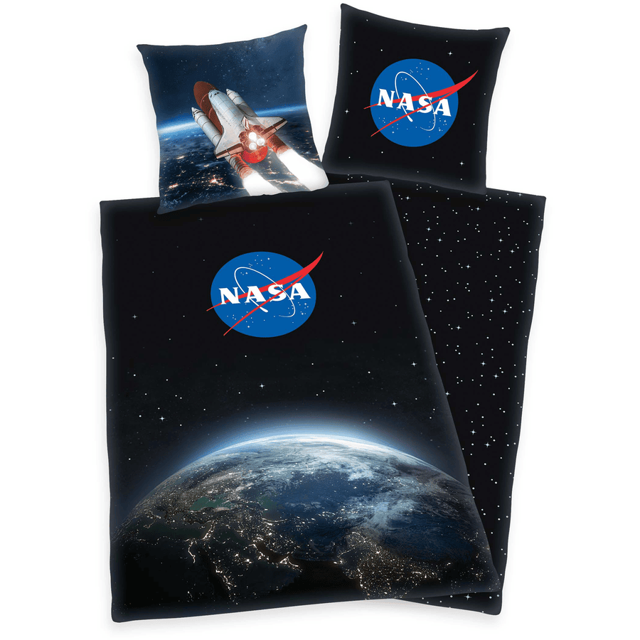 HERDING Parure de lit enfant NASA 135x200 cm