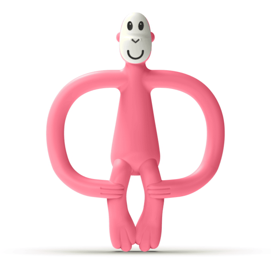  Matchstick Monkey Teething ring monkey, rosa