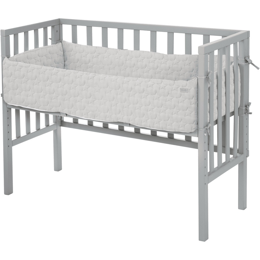 roba 2in1 Lettino co-sleeping Style stars silver grey