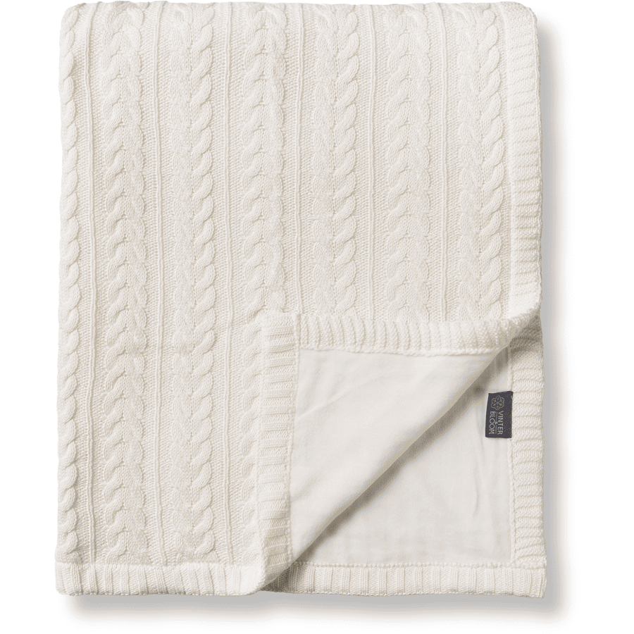 VINTER& BLOOM  Snuggle tæppe Cuddly Warm White 