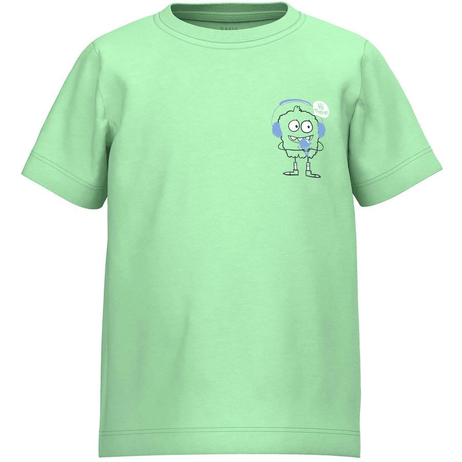 name it T-Shirt Nmmvelix Green Ash