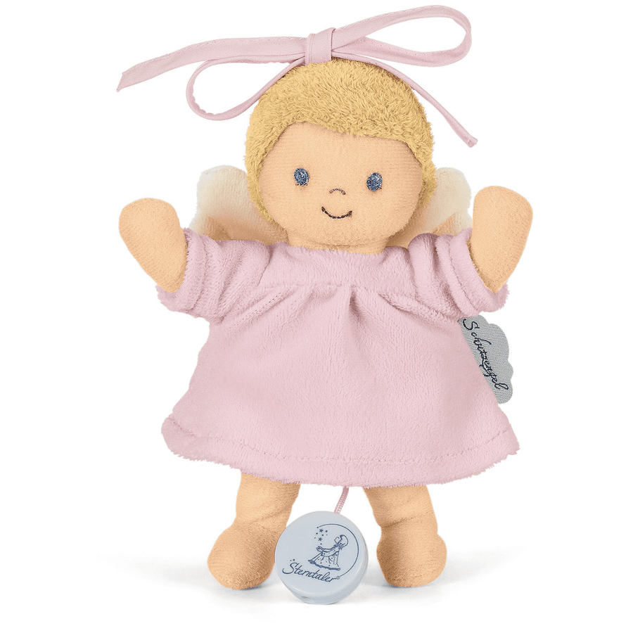 Sterntaler Peluche musicale S ange gardien rose
