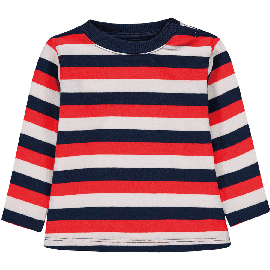 KANZ Ragazzi camicia a maniche lunghe, maglia a y/d stripe|multi color ed