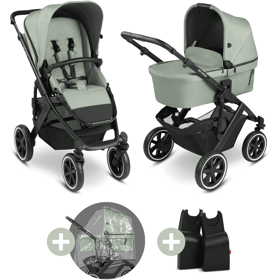 ABC DESIGN  Salsa 4 Air Pine kollektion 2024 barnvagn + gratis regnskydd och Adapter 