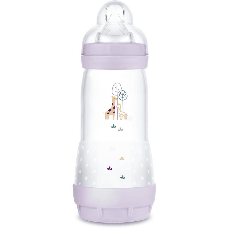 MAM Flaske Easy Start Anti-Colic matt 320 ml fra 0 måneder, giraff