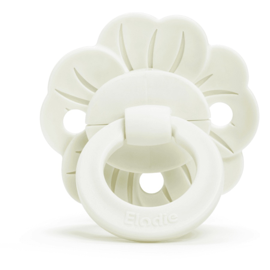 Elodie Ciuccio in silicone Binky Bloom da 3+ mesi, vaniglia white 