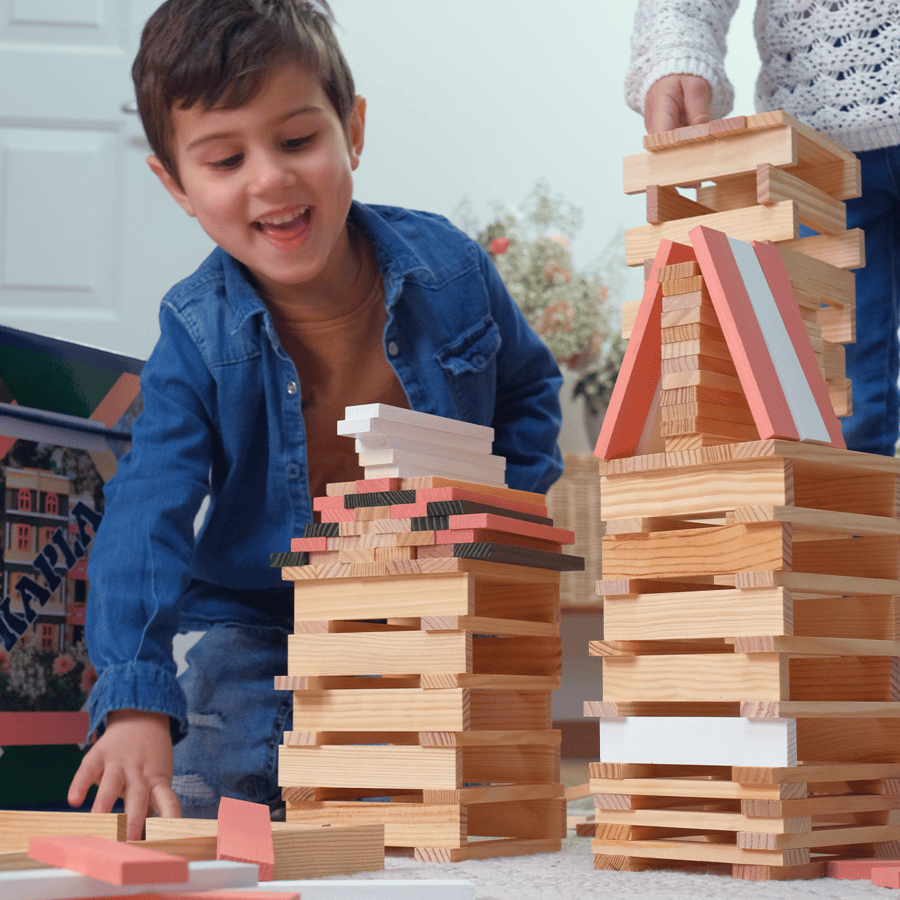 KAPLA Set costruzioni in legno Primavera 200 pezzi GU8491
