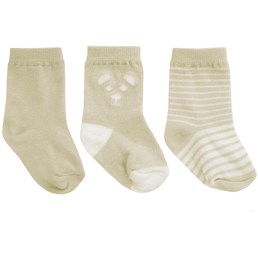 JACKY Babysokker 3-pack beige