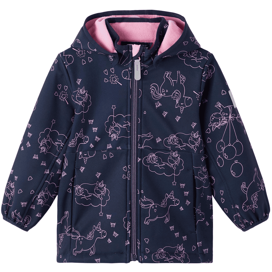 name it Softshelljacke Nmfmalta Unicorn Dark Sapphire
