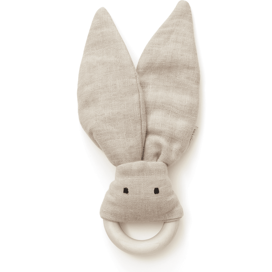 Kids Concept® Anello per dentizione coniglietto, beige