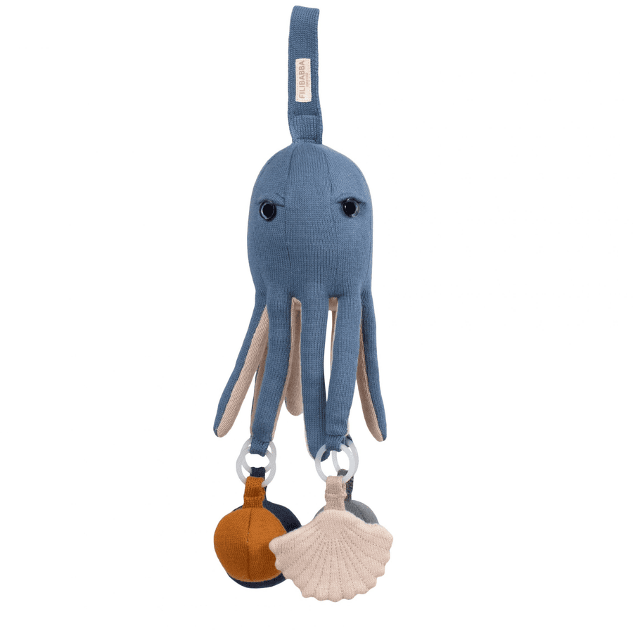 Filibabba Aktivitätsspielzeug Otto der Oktopus Touch & Play Muddly Blue

