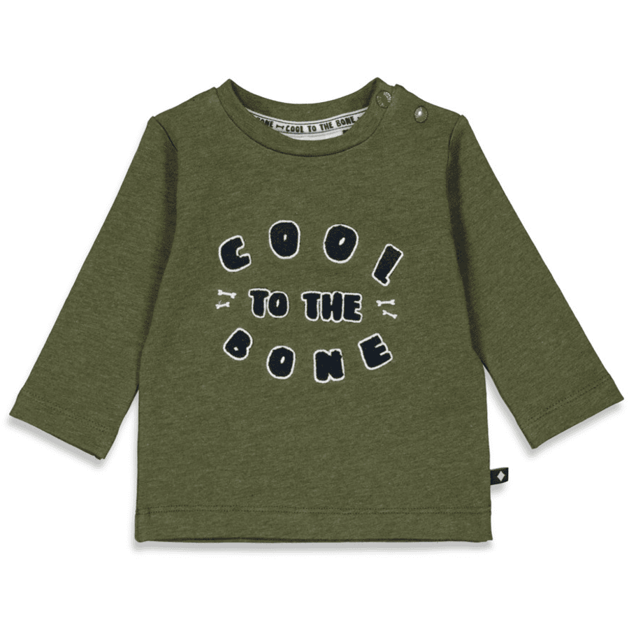 Feetje Langarmshirt Cool To The Bone Army Melange