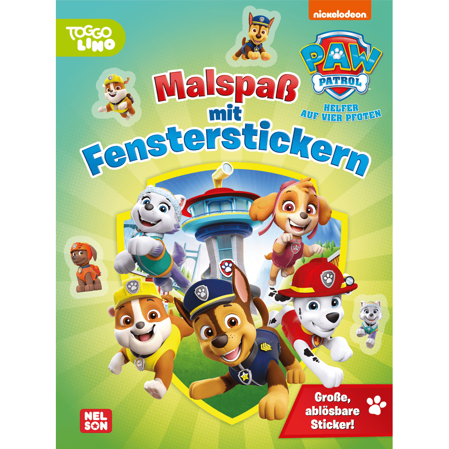 CARLSEN PAW Patrol Mitmachbuch: Malspaß mit Fensterstickern PAW-Patrol